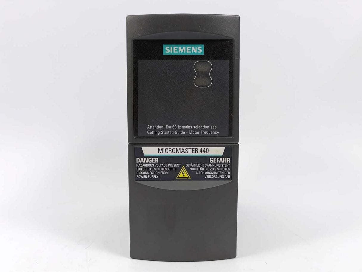 Siemens 6SE6440-2AB12-5AA1 MICROMASTER 440 Frequency Converter 0.25kW