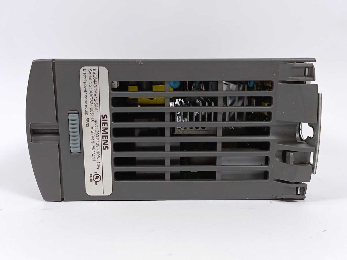 Siemens 6SE6440-2AB12-5AA1 MICROMASTER 440 Frequency Converter 0.25kW