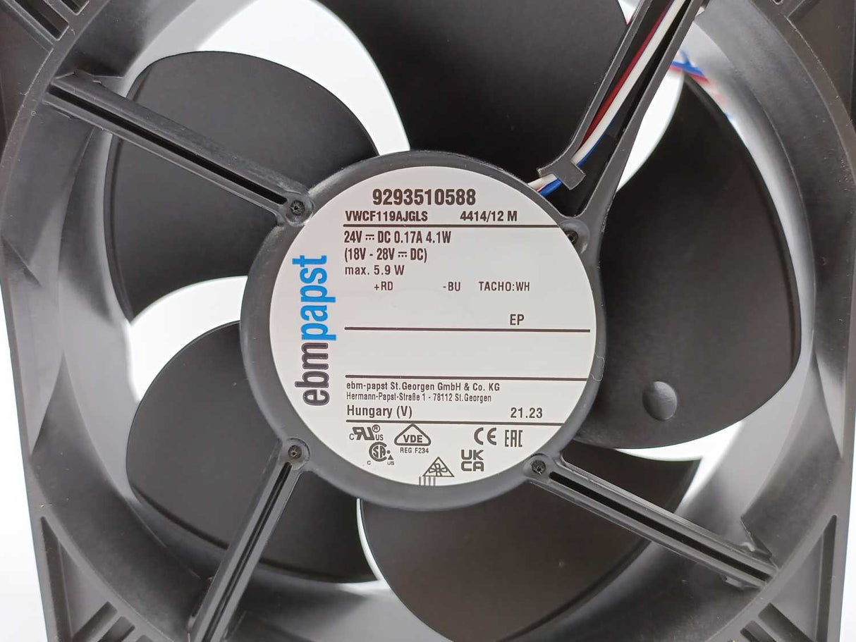 Ebmpapst 9293510588 Axial Fan, 4414/12M , VWCF119AJGLS