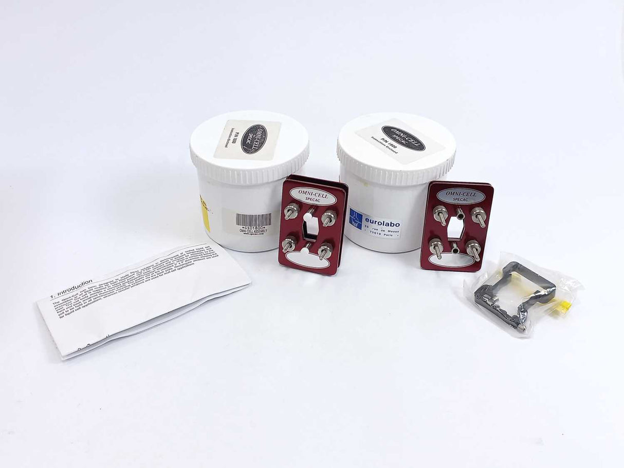 Specac GS01800 OMNI CELL 2X. with: 10x GS01861, 4x GS01863, 2x GS01862 P/N 1800