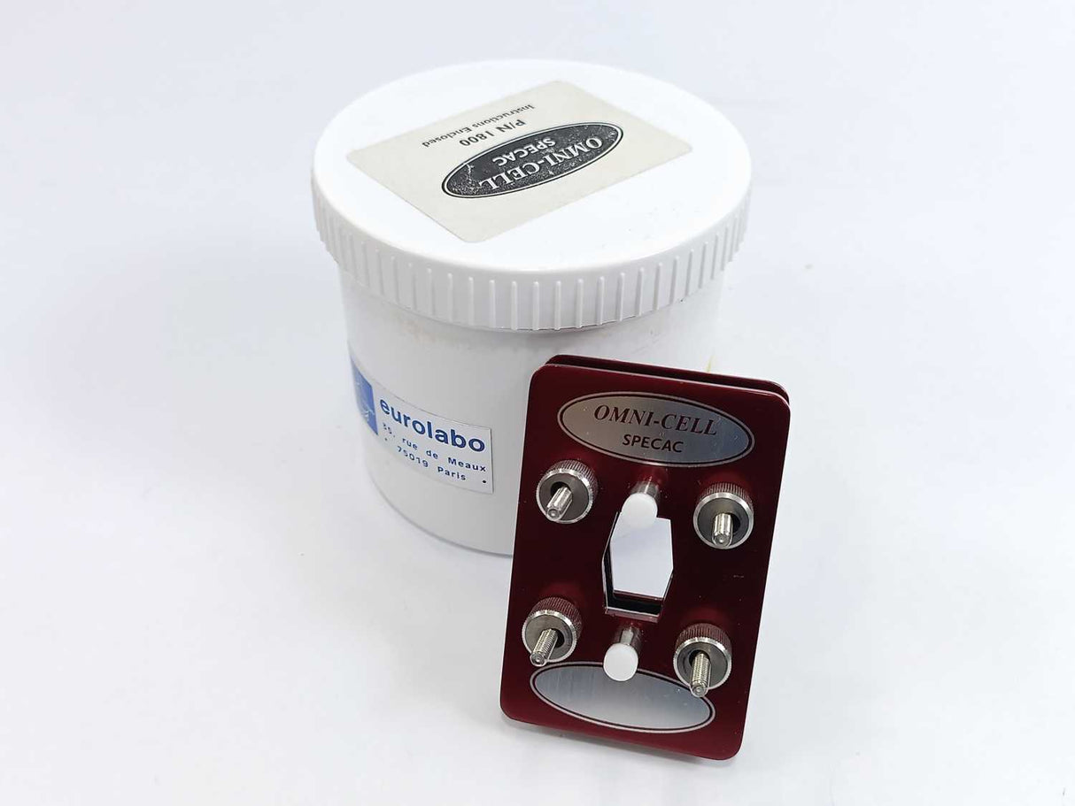 Specac GS01800 OMNI CELL 2X. with: 10x GS01861, 4x GS01863, 2x GS01862 P/N 1800