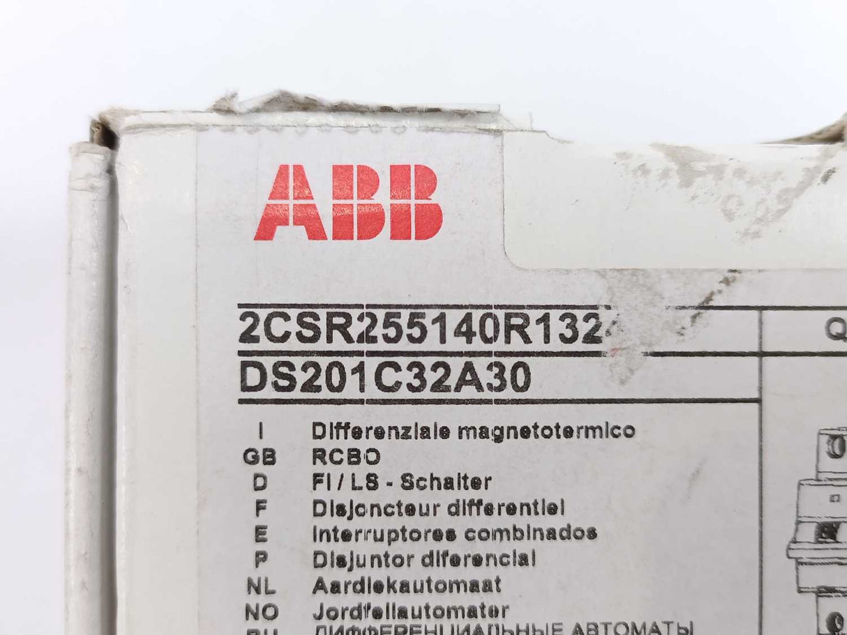 ABB 2CSR255140R1324 Circuit Breaker DS201C32A30