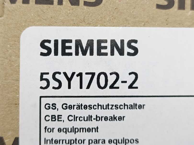 Siemens 5SY1702-2 CBE-Breaker