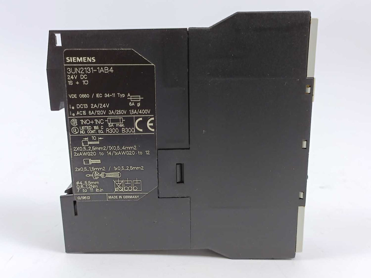 Siemens 3UN2131-1AB4 Thermistor Relay 24V DC