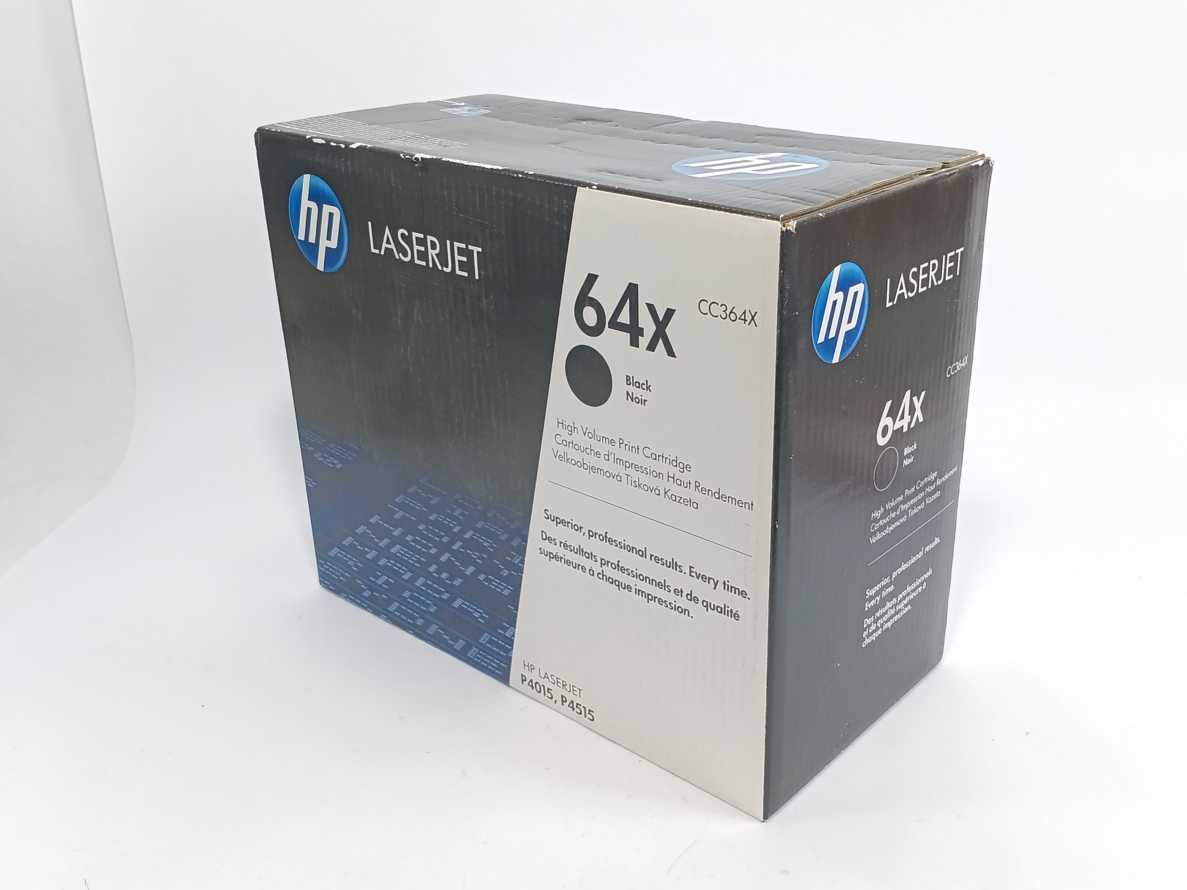 HP CC364X 64X Black High Yield Toner Cartridge Laser Jet