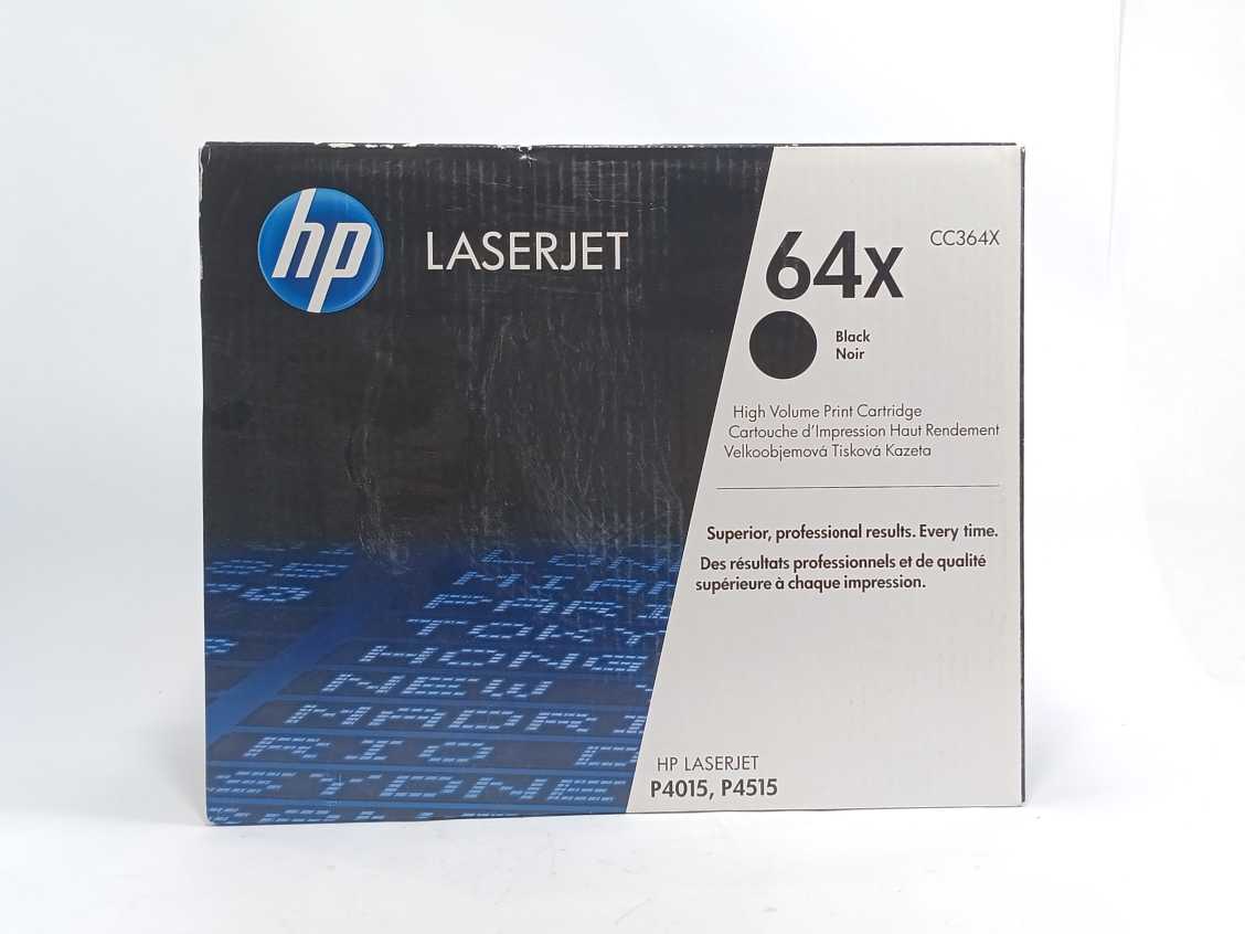 HP CC364X 64X Black High Yield Toner Cartridge Laser Jet