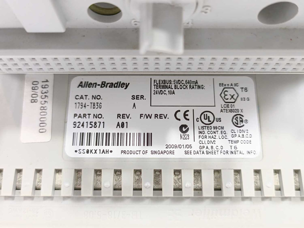 AB 1794-TB3G Ser. A Flex Terminal Base