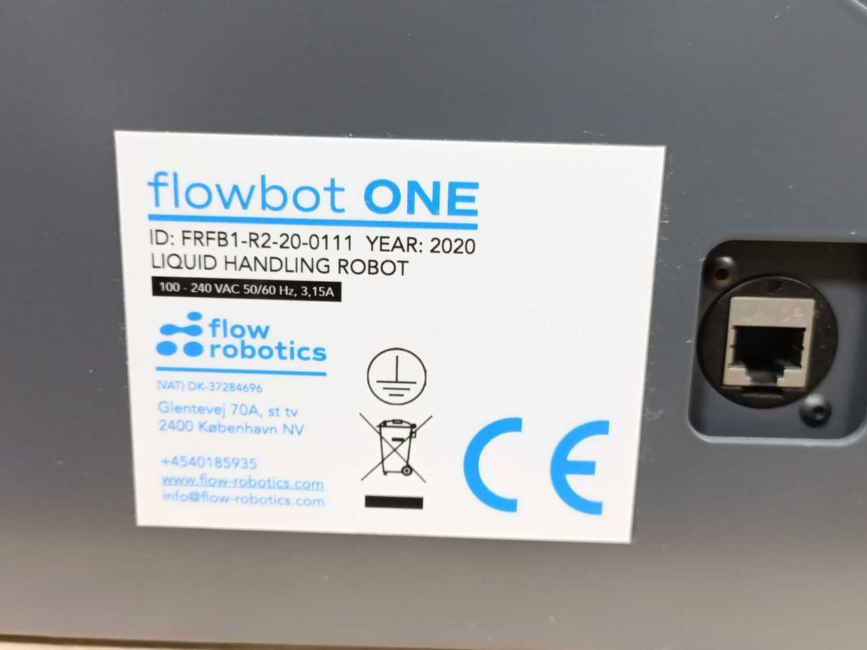 Flow Robotics FRFB1-R2-20-0111 Liquid Handeling Robot, Flowbot One