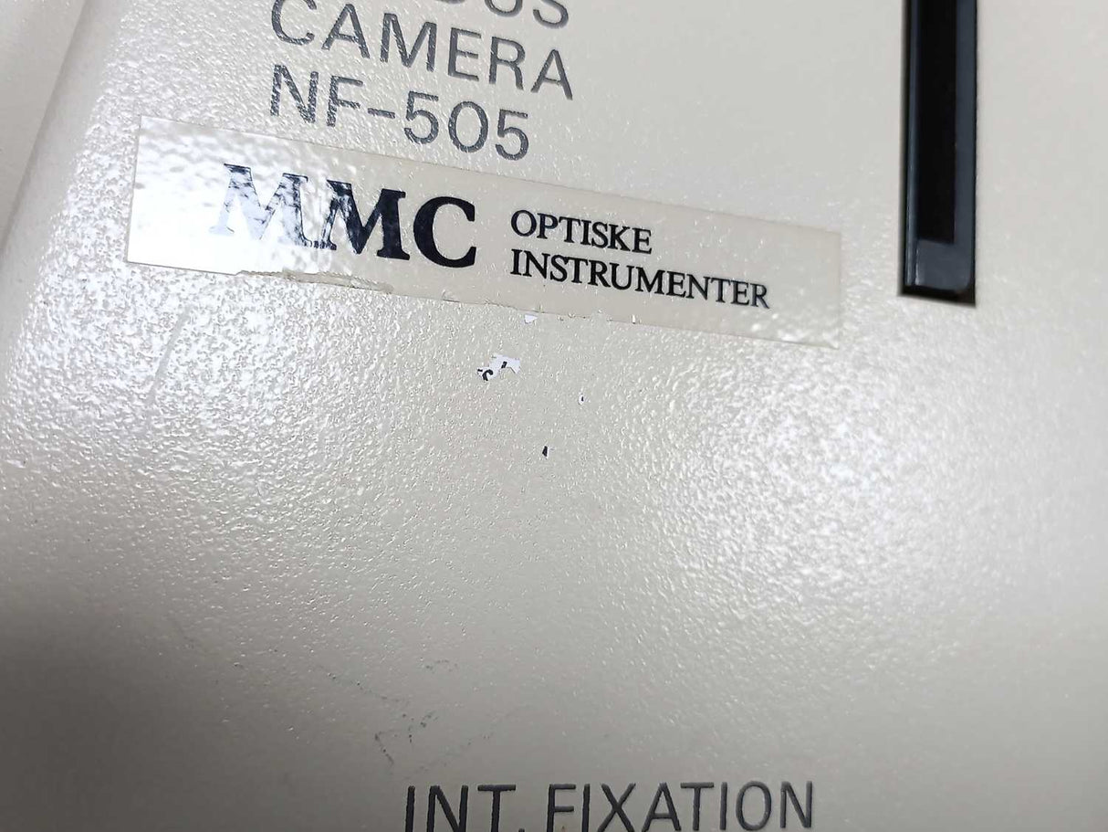 Nikon NF-505 Fundus Retinal Camera, With: Nikon-GX-35 Camera