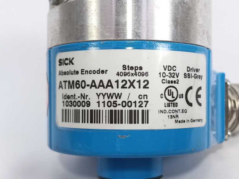 SICK 1030009 Absolute Encoder, ATM60-AAA12x12