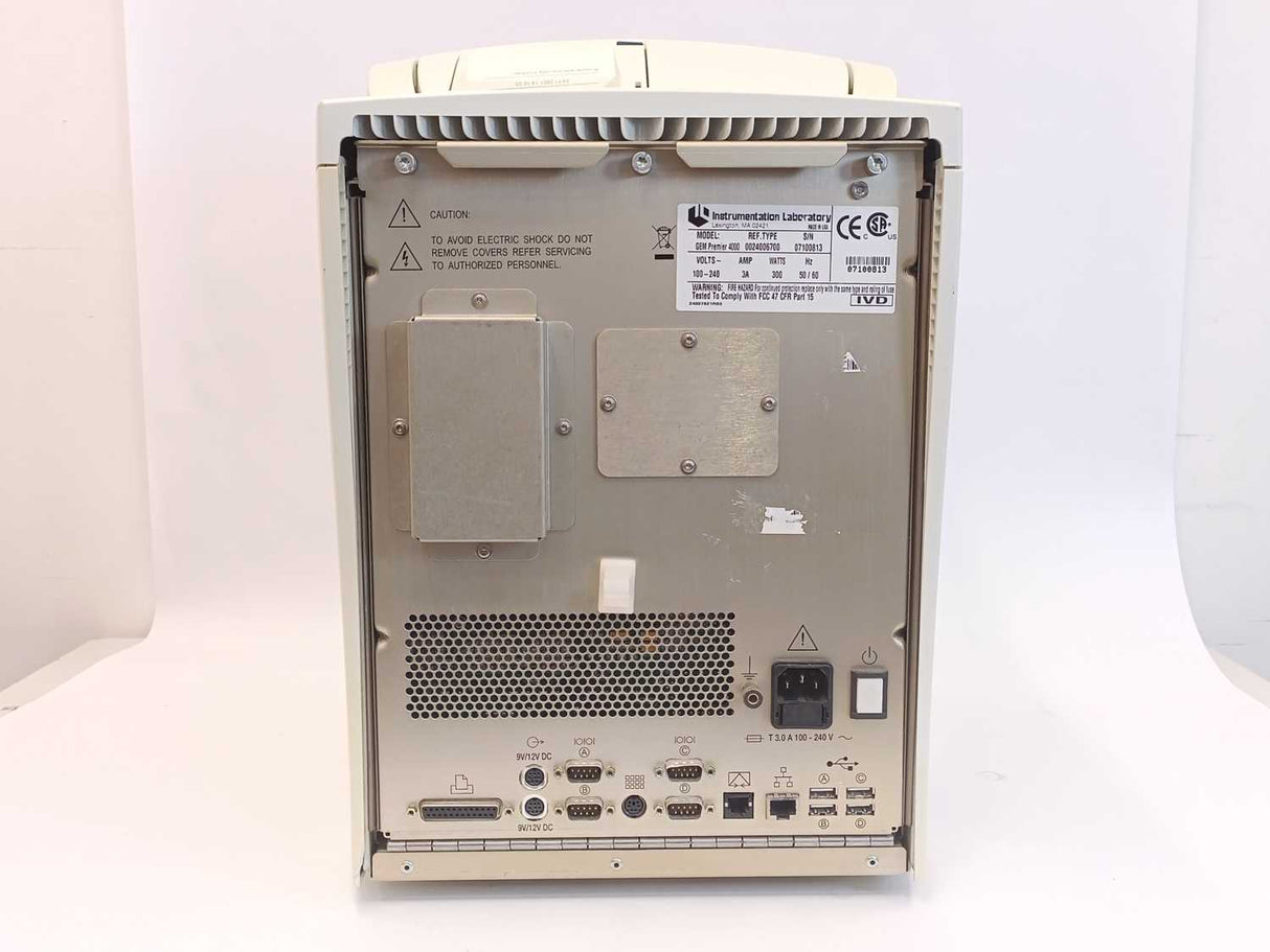 Instrumntation Laboratory GEM Premier 4000 Comprehensive Whole Blood Analyzer
