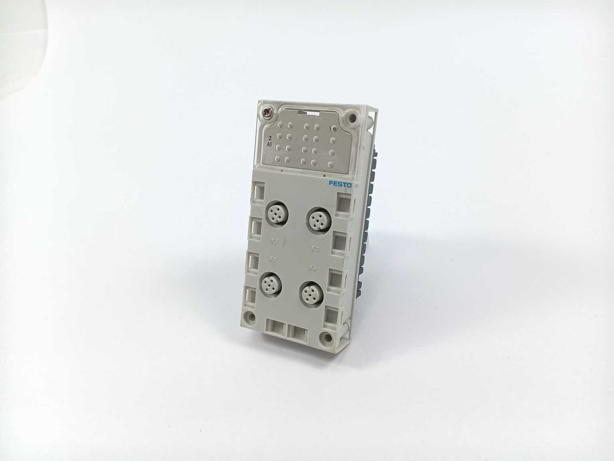 Festo 195704 CPX-AB-4-M12x2-5POL Manifold block w/ 694472, PA66-GF25, 2PCS