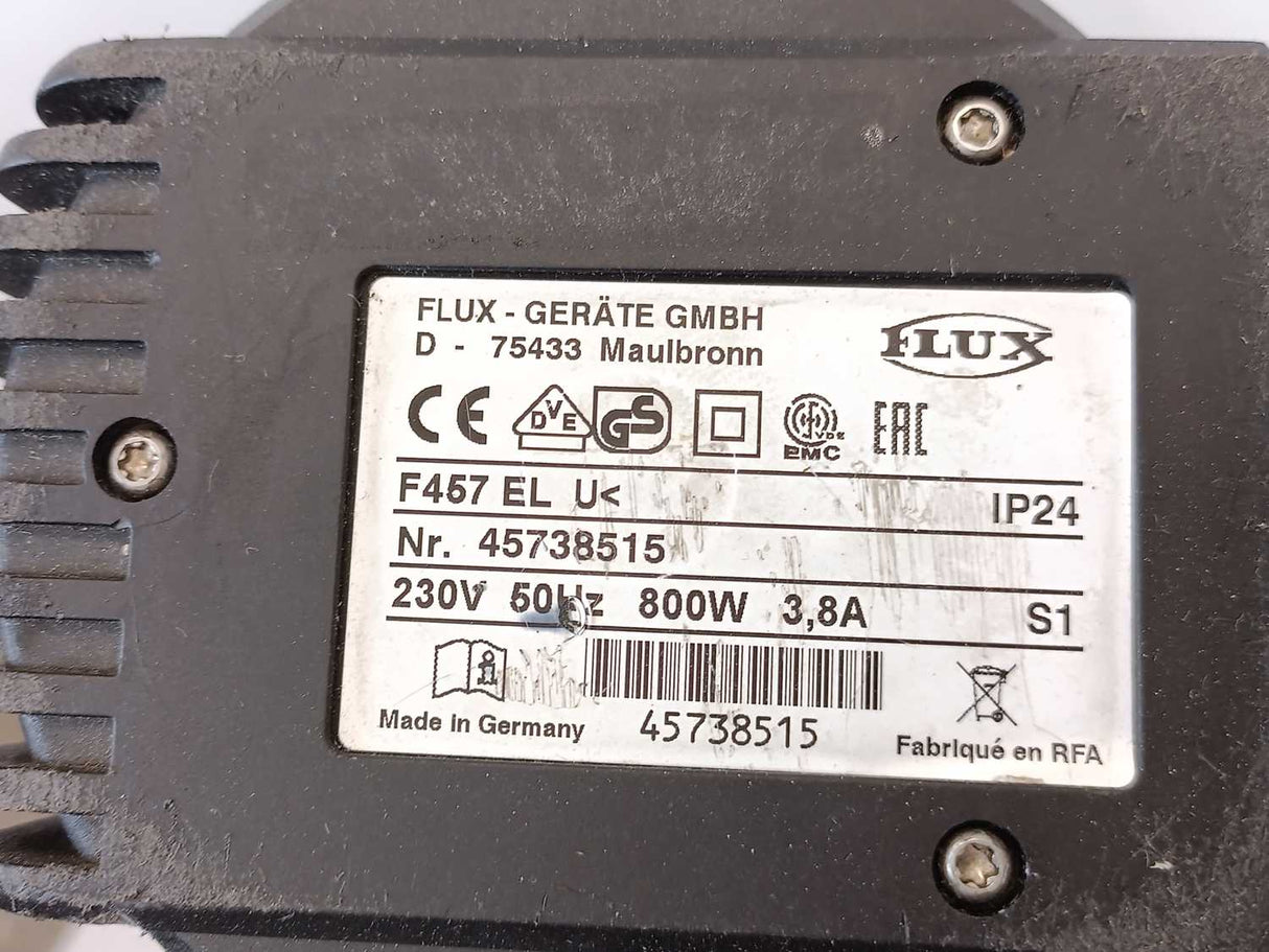 Flux F457 EL U< Single-phase Commutator Drive - Drum Pump Motor 800W