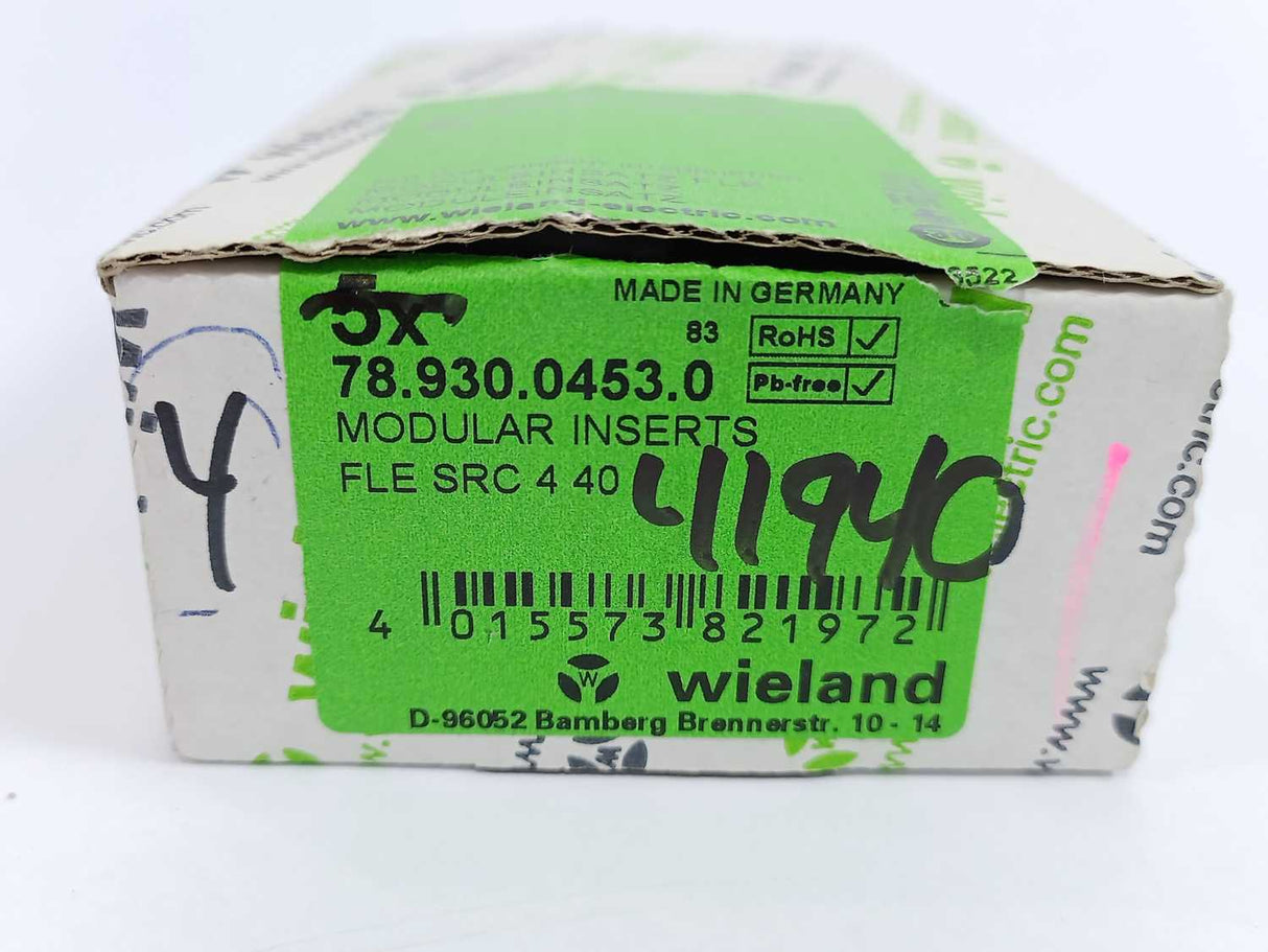 Wieland 78.930.0453.0 Modular Inserts 4 Pcs.