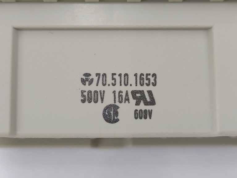 Wieland 70.510.3253.0 Male Plug Instert 2 Ppcs. Batch