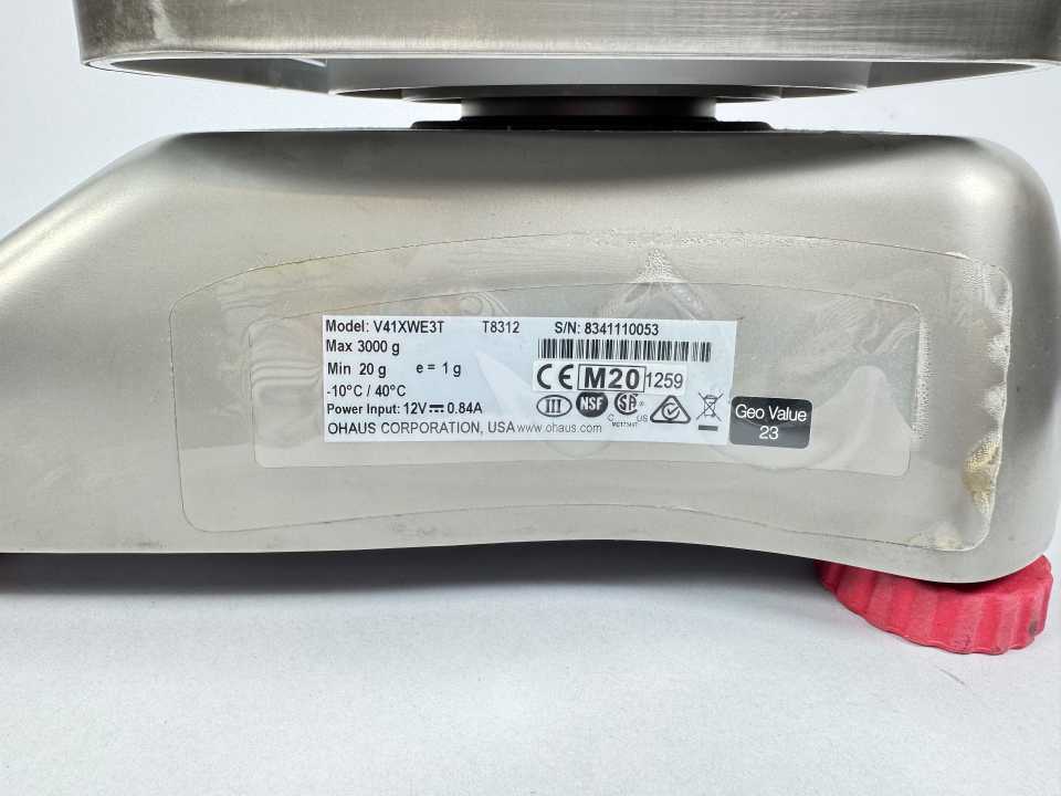 OHAUS V41XWE3T Valor 4000W Compact Bench Scale
