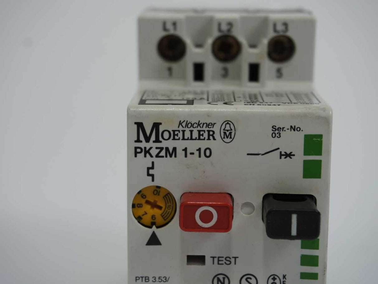 Klöckner Moeller PKZM 1-10 PKZM 1-10 Motor Protective Circuit Breaker