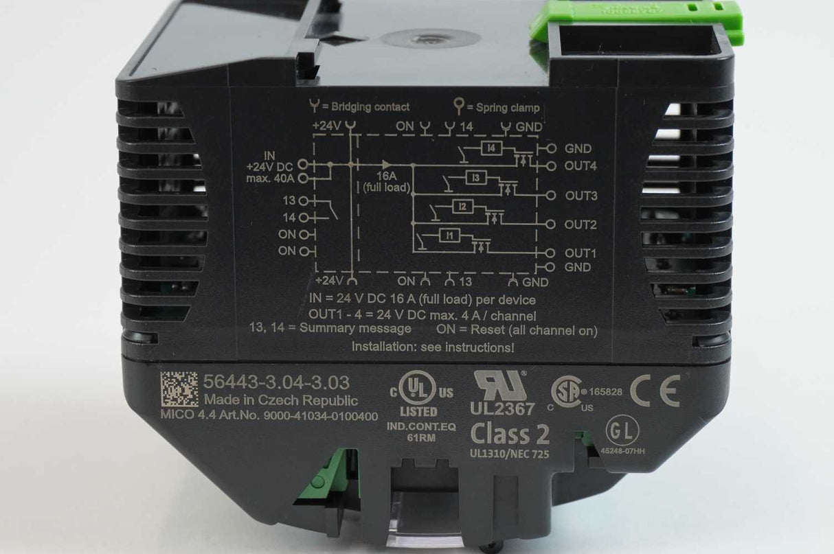 MURR Elektronik 9000-41034-0100400 MICO 4.4 Electronic Circuit Breaker Module