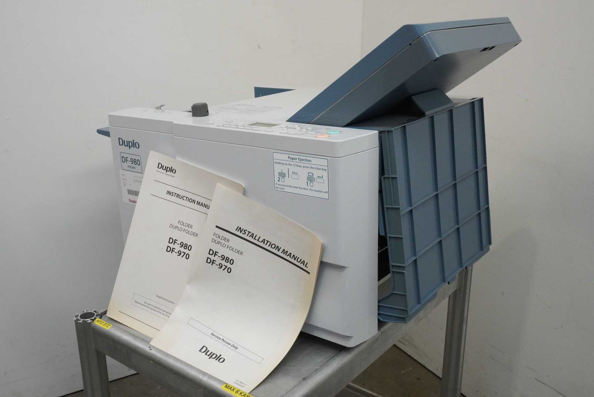 Duplo DF-980 Automatic Paper Folder