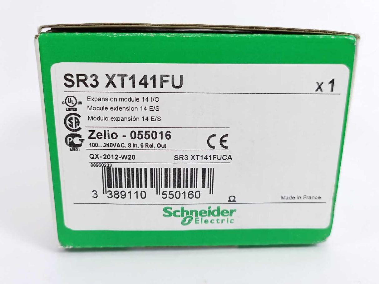 Schneider Electric SR3 XT141FU Expansion Module 14 I/O Output Relay