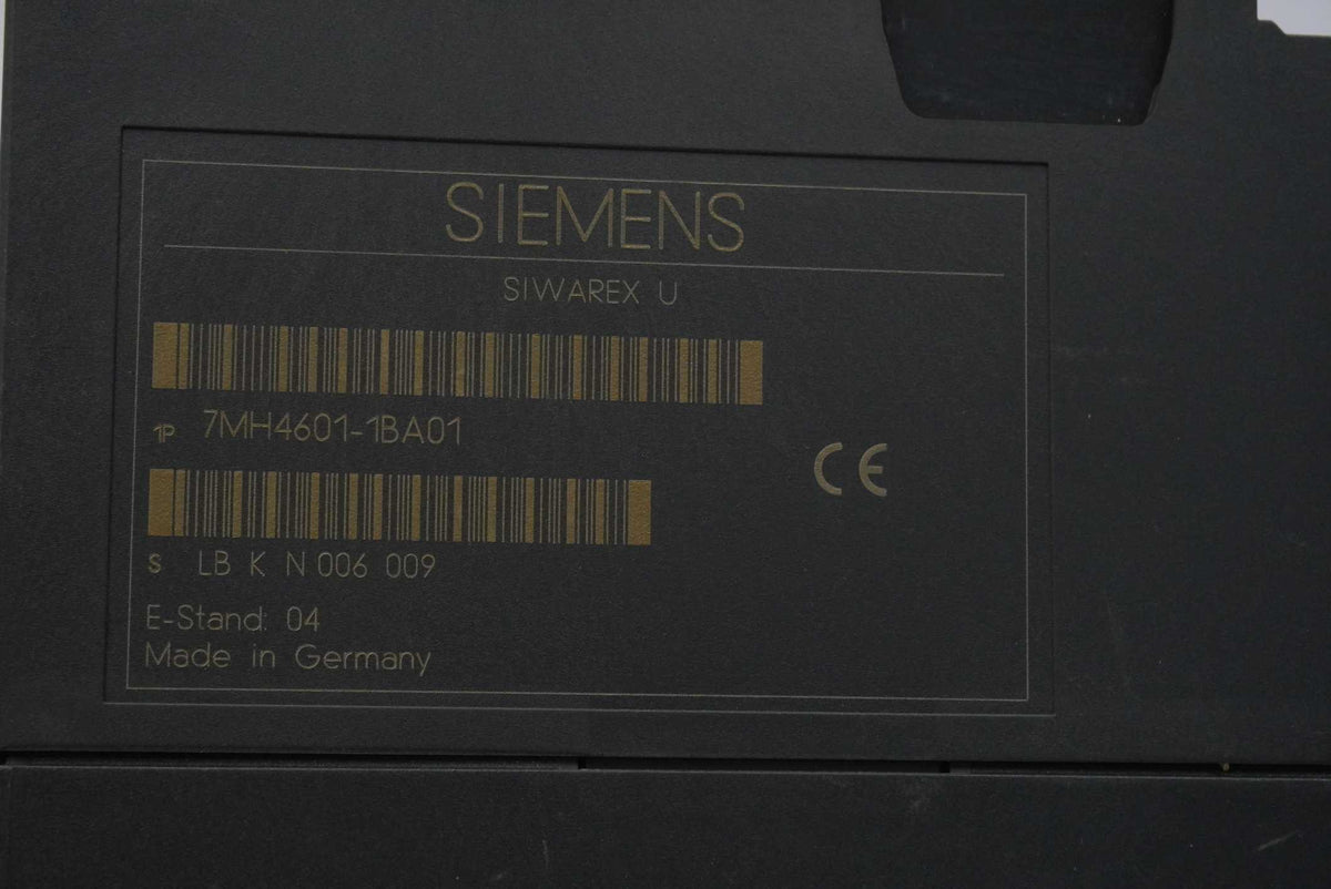 Siemens 7MH4601-1BA01 SIWAREX U Weighing Module, Two-Channel Version