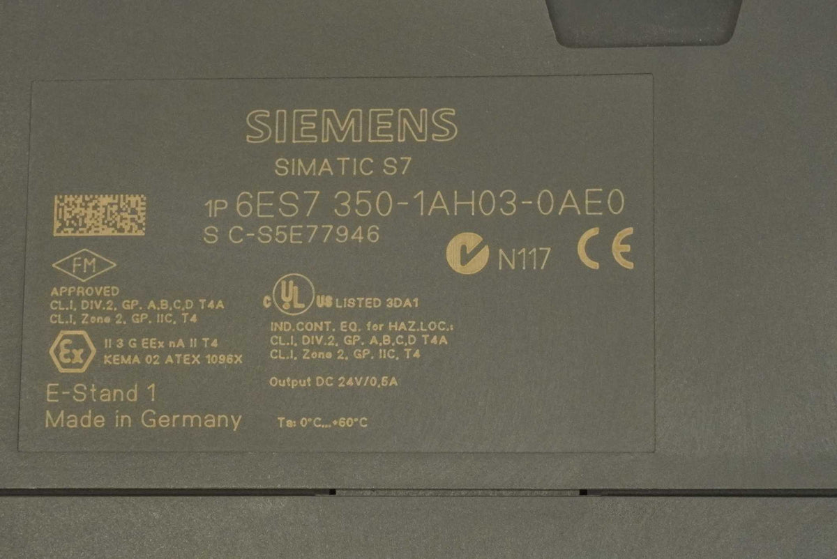 Siemens 6ES7 350-1AH03-0AE0 SIMATIC S7-300 Counter Module FM 350-1