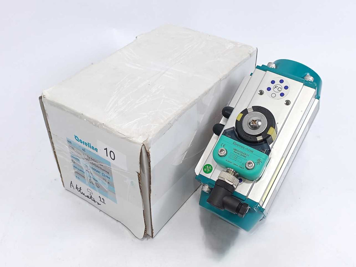 Coreline Fig. 541 Air/Spring Rack & Pinion Pneumatic Actuator w/ Position Sensor