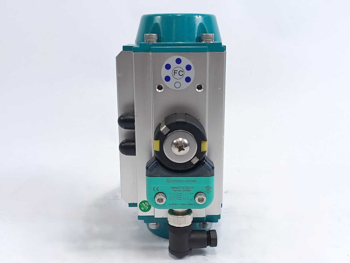 Coreline Fig. 541 Air/Spring Rack & Pinion Pneumatic Actuator w/ Position Sensor