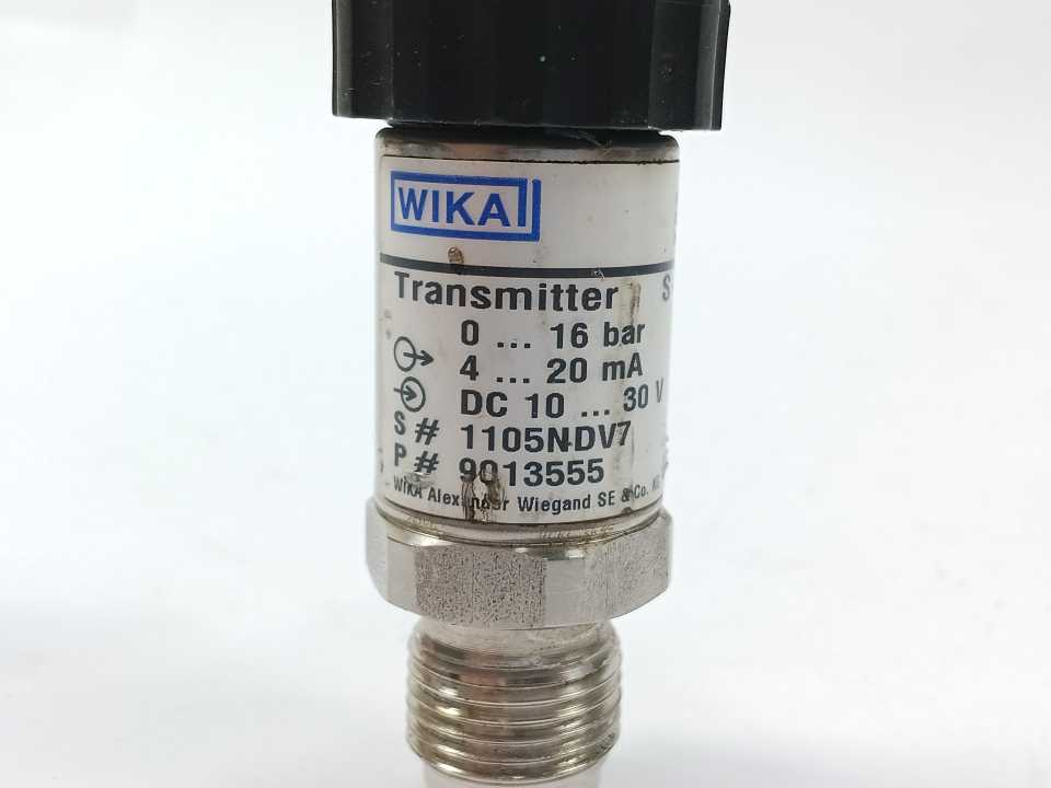 WIKA 9013555 Pressure Transmitter S 0...16 bar
