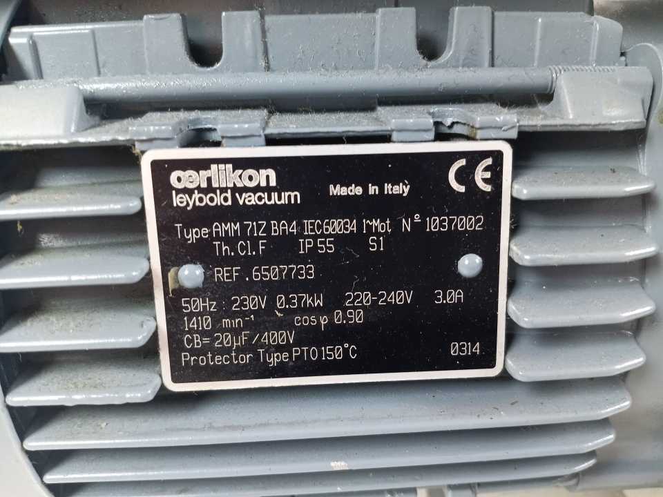 Oerlikon 11245 Leybold Vacuum TRIVAC D 4 B Rotary Vane Vacuum Pump