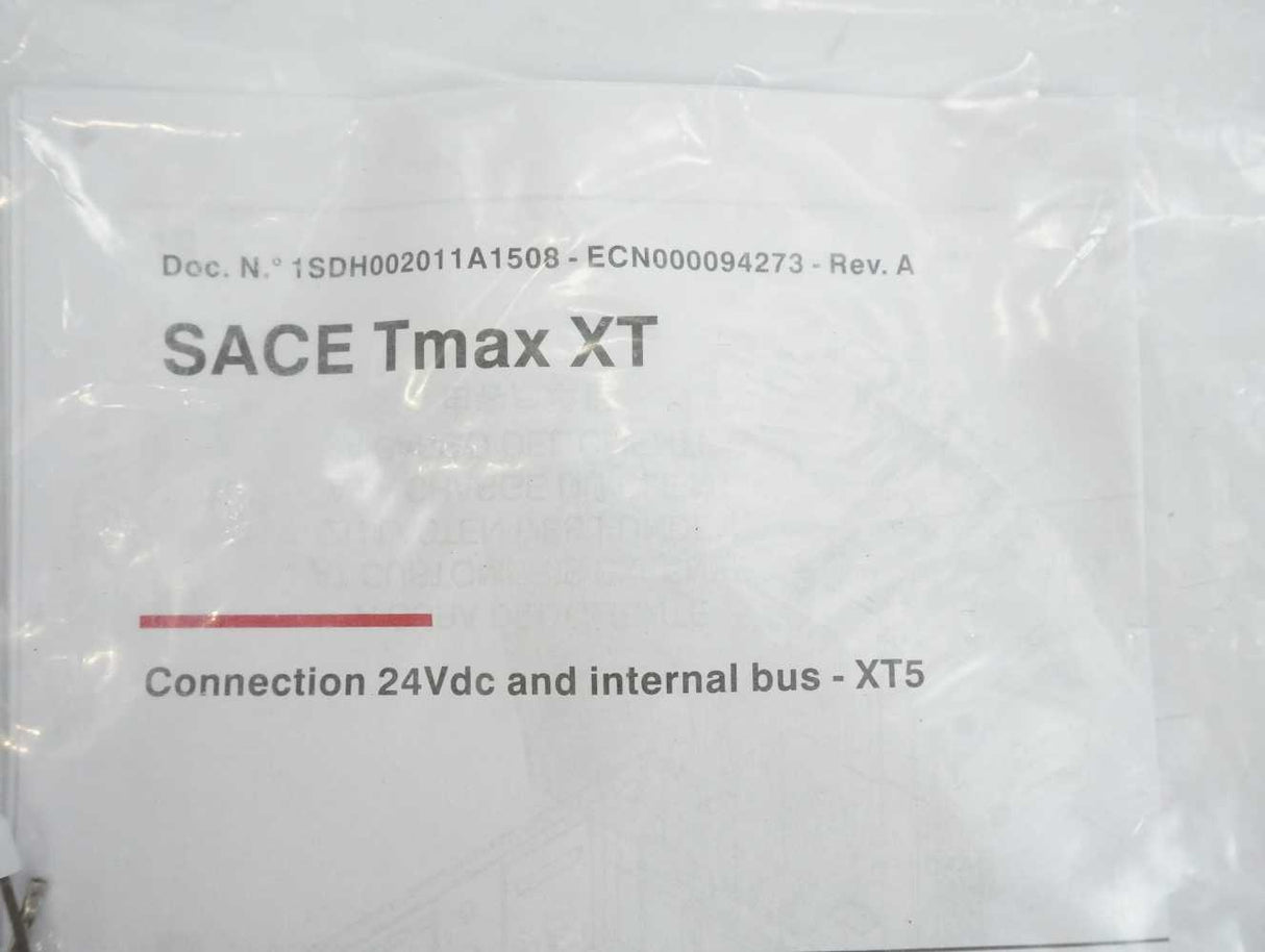 ABB 1SDR001655A1801 SACE Tmax XT5 Connection Cable 24Vdc and Internal Bus