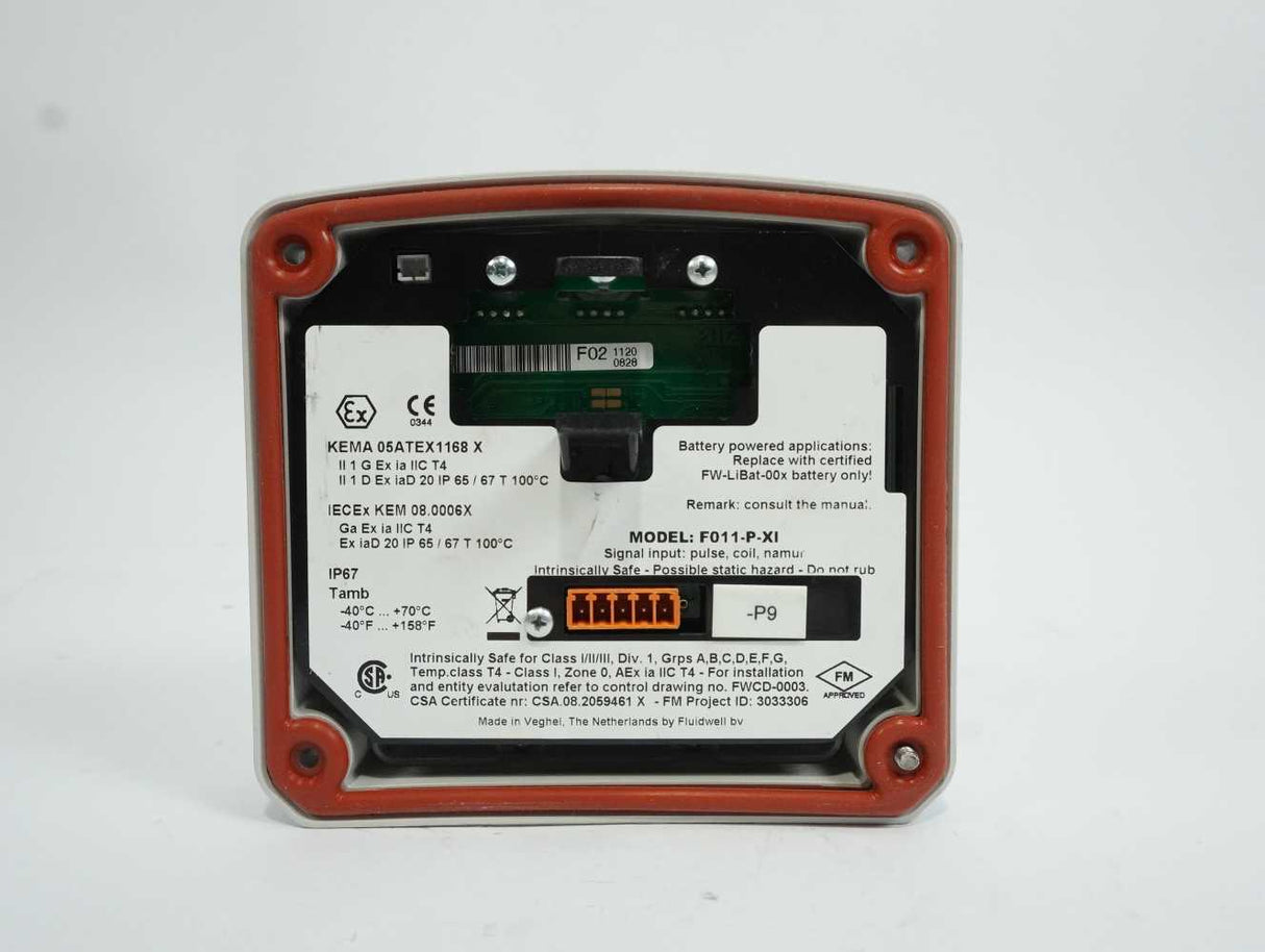 Fluidwell F011-P-XI F011-P-XI Flow Rate Indicator (Intrinsically Safe)