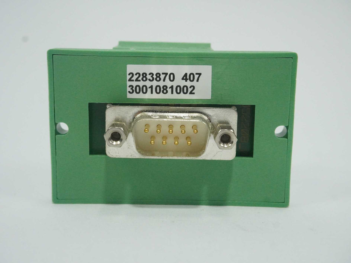 Phoenix Contact 2283870 DFLK-D 9 SUB/S Termination Board Batch 5pcs.