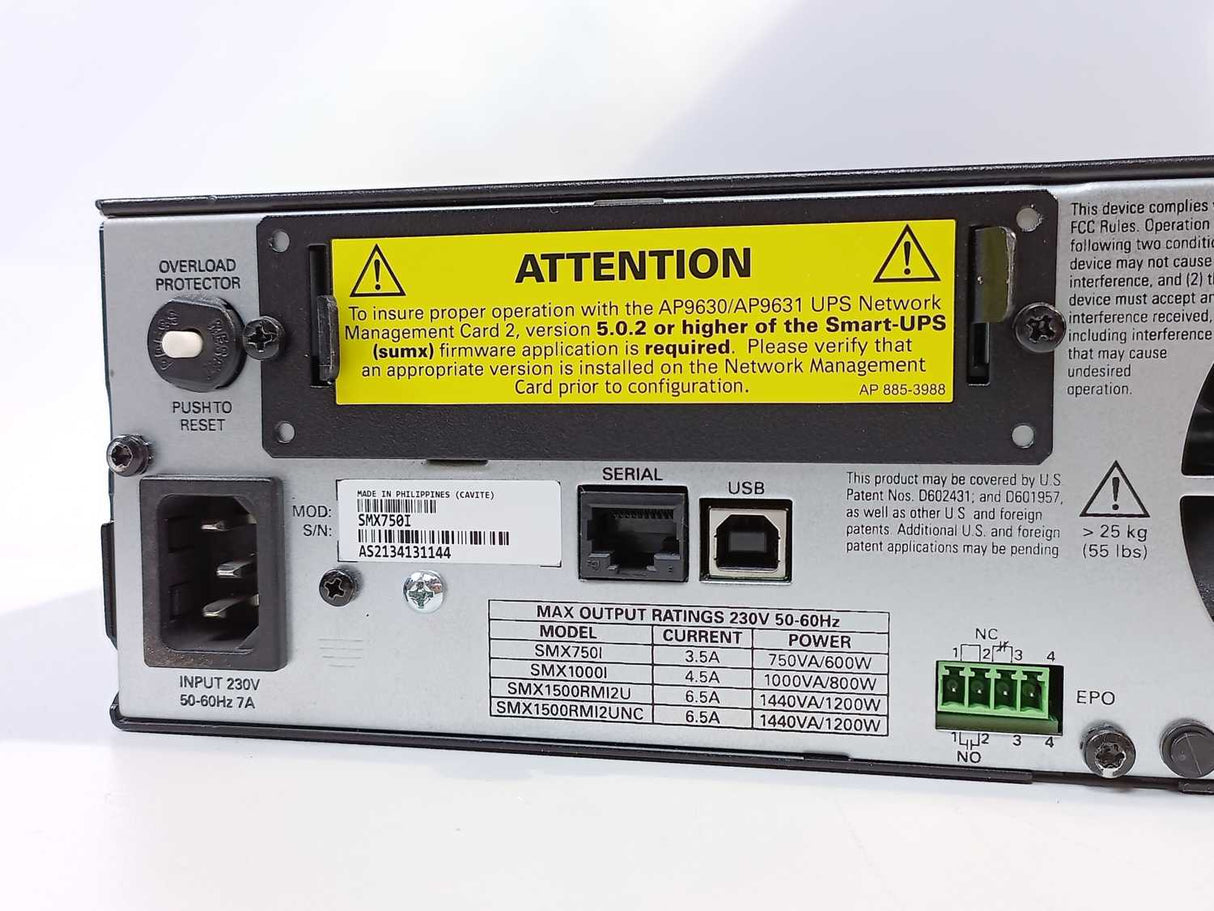 Schneider Electric SMX750I APC Smart-UPS X 750VA Rack/Tower LCD 230