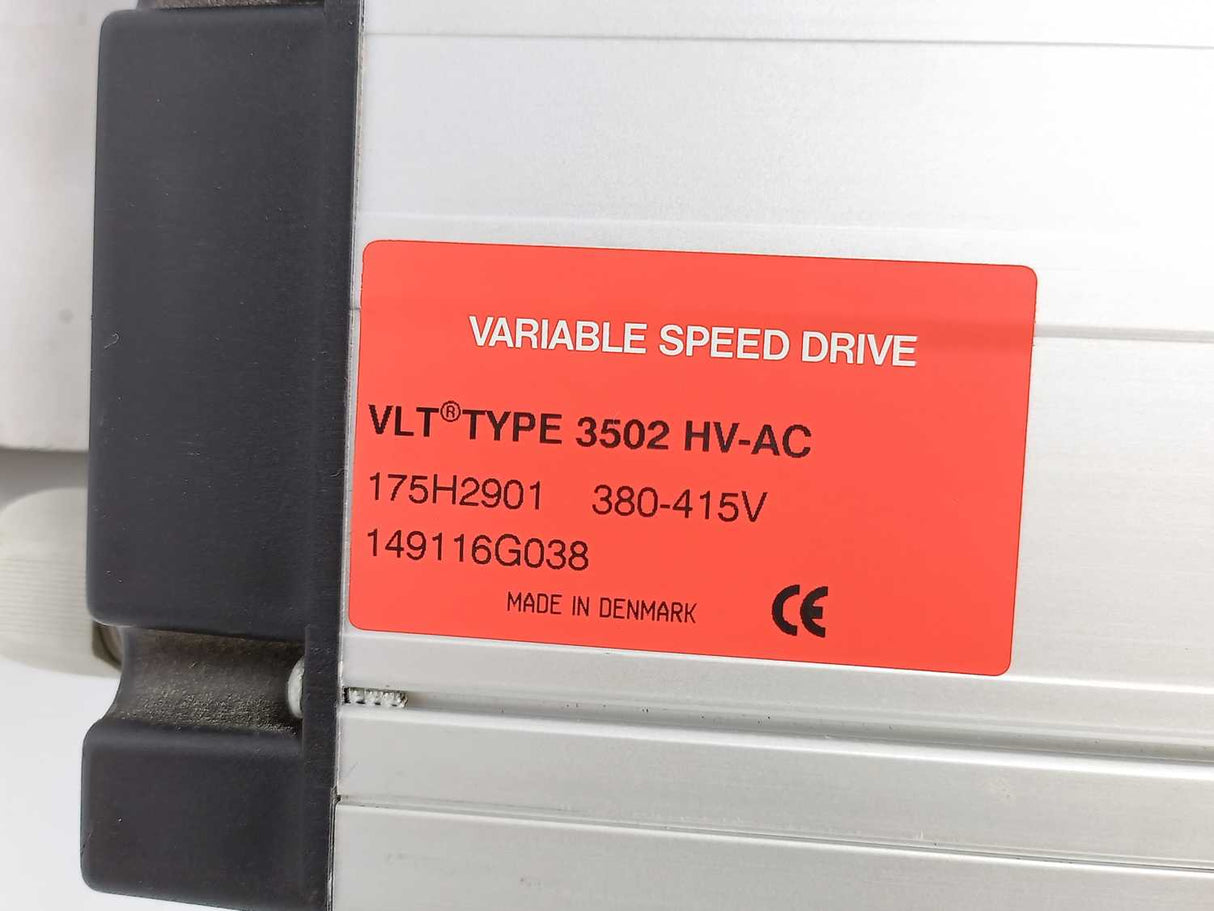 Danfoss 175H2901 VLT Type 3502 HV-AC Variable Speed Drive