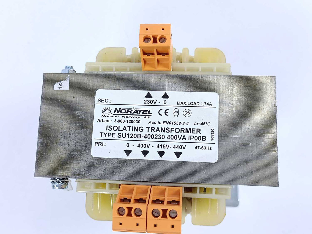 Noratel 3-060-120030 SU120B-400230 Isolating Transformer 47-63Hz