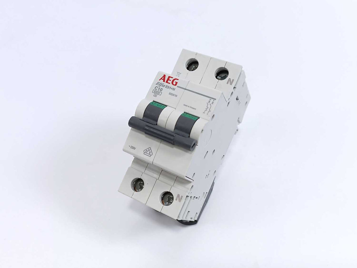 AEG E91C10N Elfa E91+N Circuit Breakers, Batch of 6 pcs.