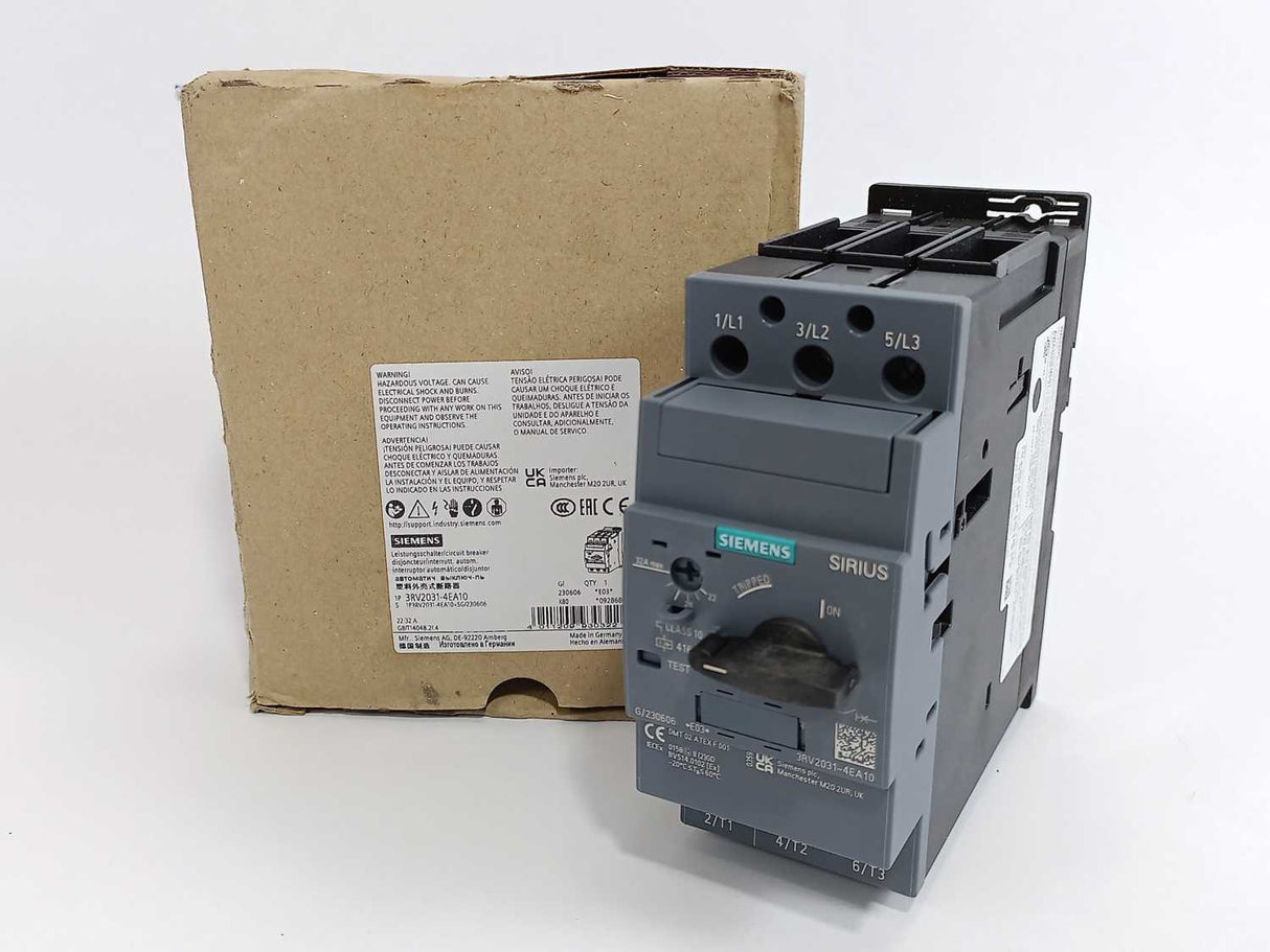 Siemens 3RV2031-4EA10 Circuit Breaker for Motor Protection. 22-32A
