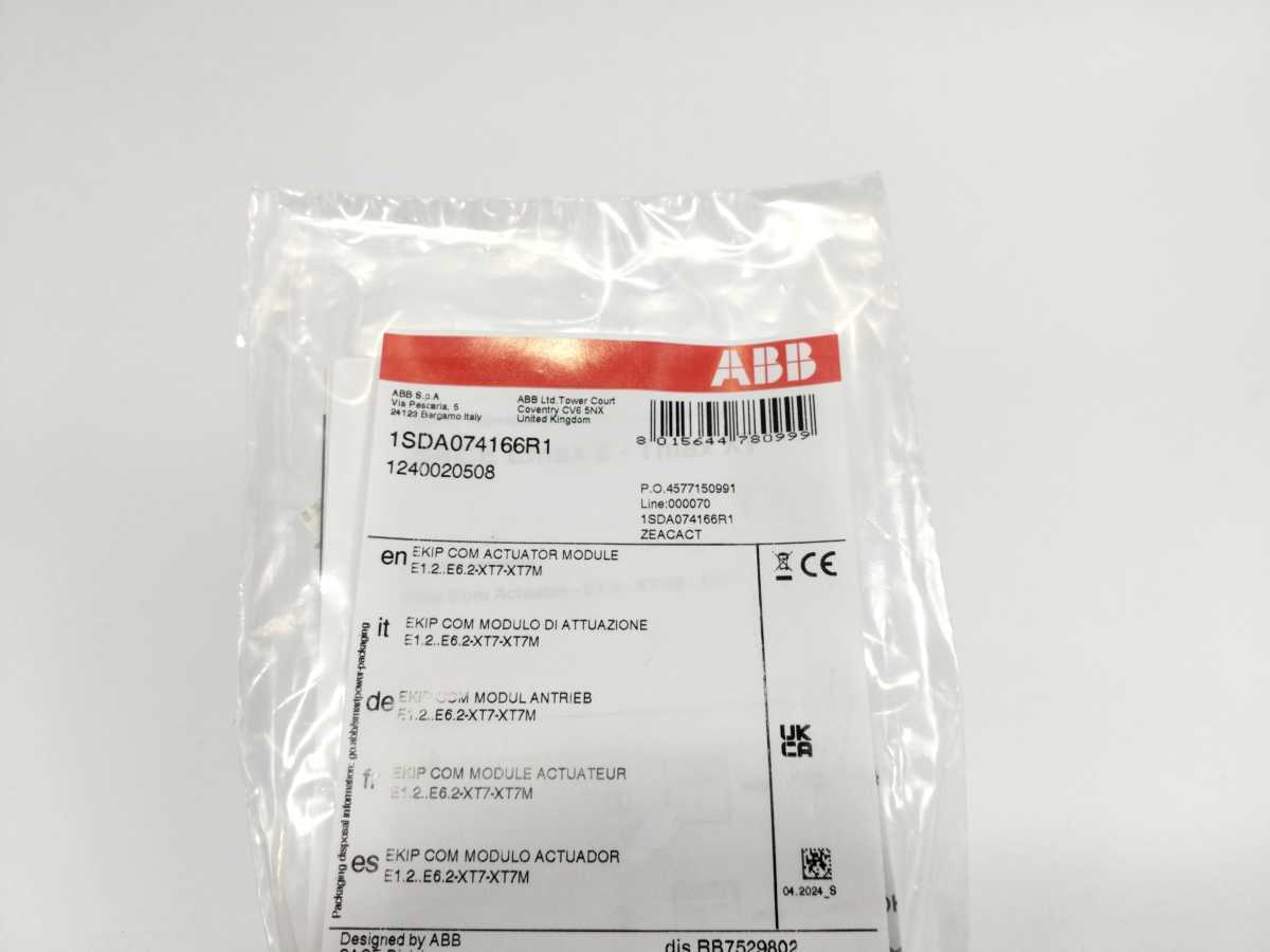 ABB 1SDA074166R1 EKIP COM Actuator Module E1.2..E6.2-XT7-XT7M