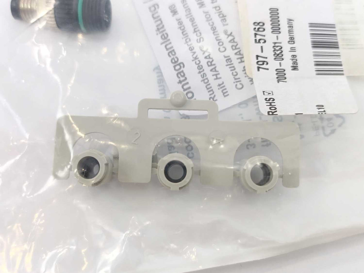 MURR Elektronik 7000-08331-0000000 Industrial Circular Connector, 3-Pole
