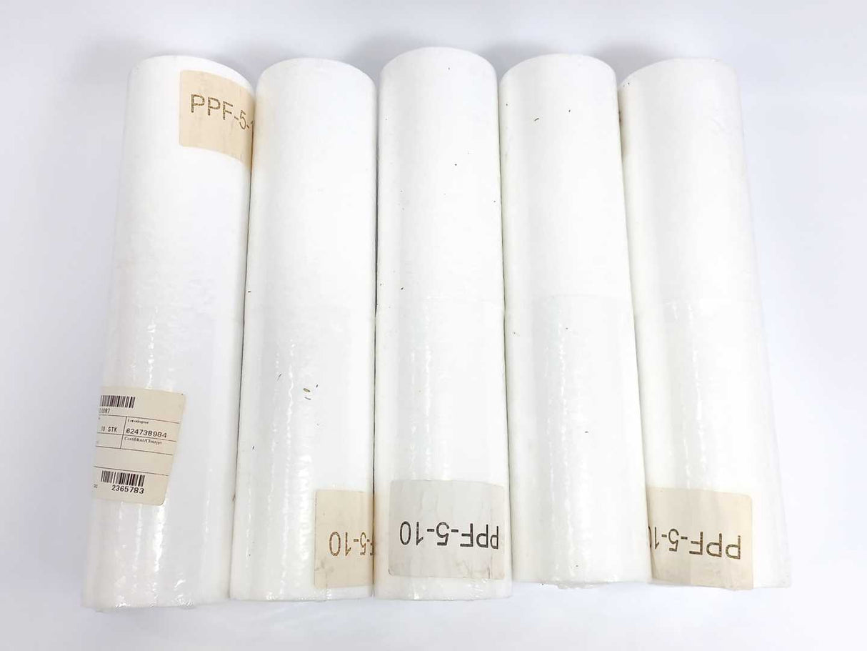 Filtec Vandteknik PPF-5-10 FILTERS Water Filter Cartridge Batch 10 pcs.