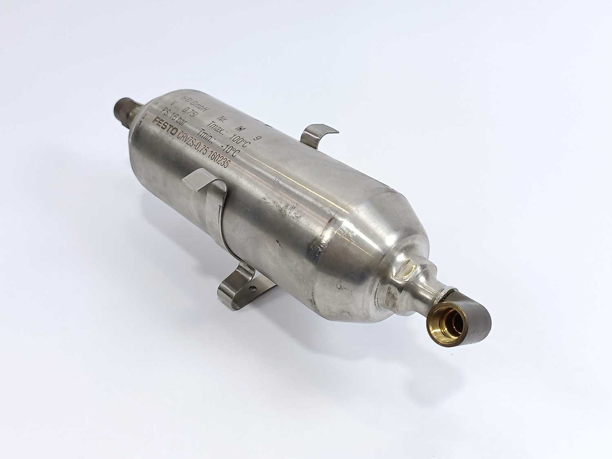 Festo CRVZS-0,75 160235 Air Reservoir High-Alloy Stainless Steel
