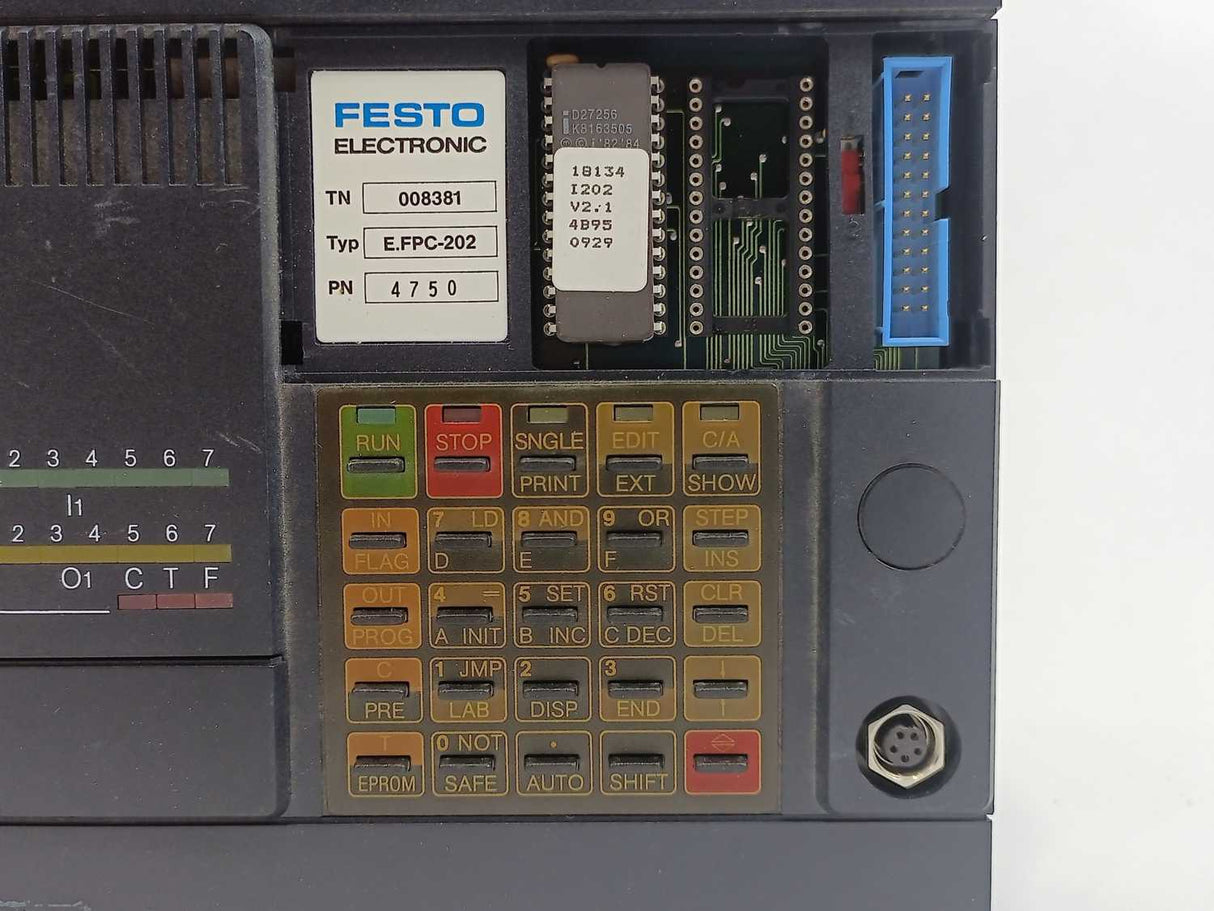 Festo 008381 E.FPC-202 Programmable Logic Controller Unit with 25 keys