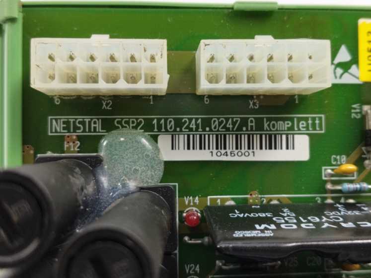 NETSTAL 110.241.0247.A SSP2 System Control Board / PC Board Komplett