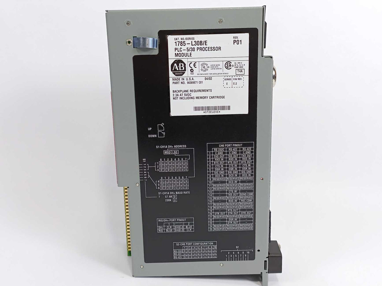 AB 1785-L30B Ser.E Rev. P01 PLC - 5/30 Processor w/ 1785-ENET