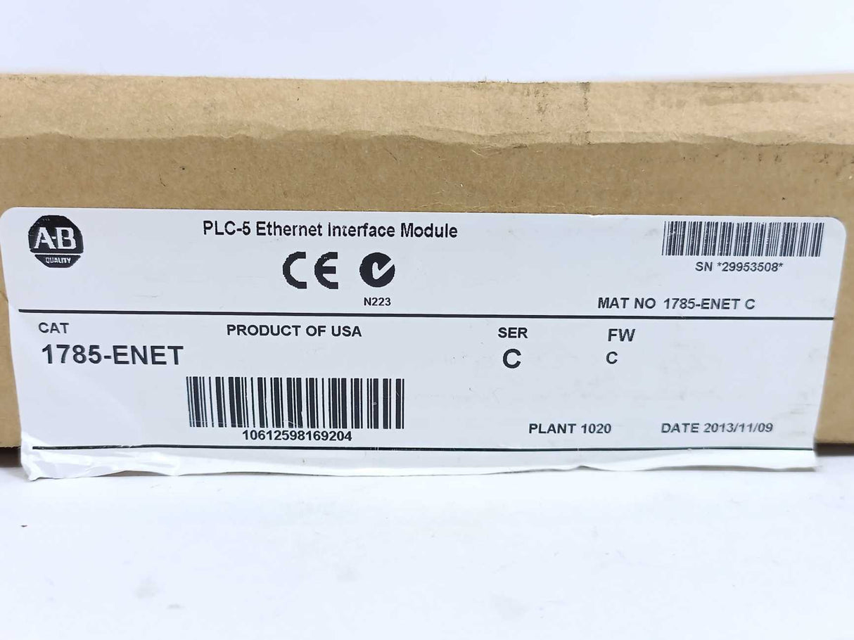 AB 1785-ENET Ser. B FW Rev. C PLC-5 Ethernet Interface Module