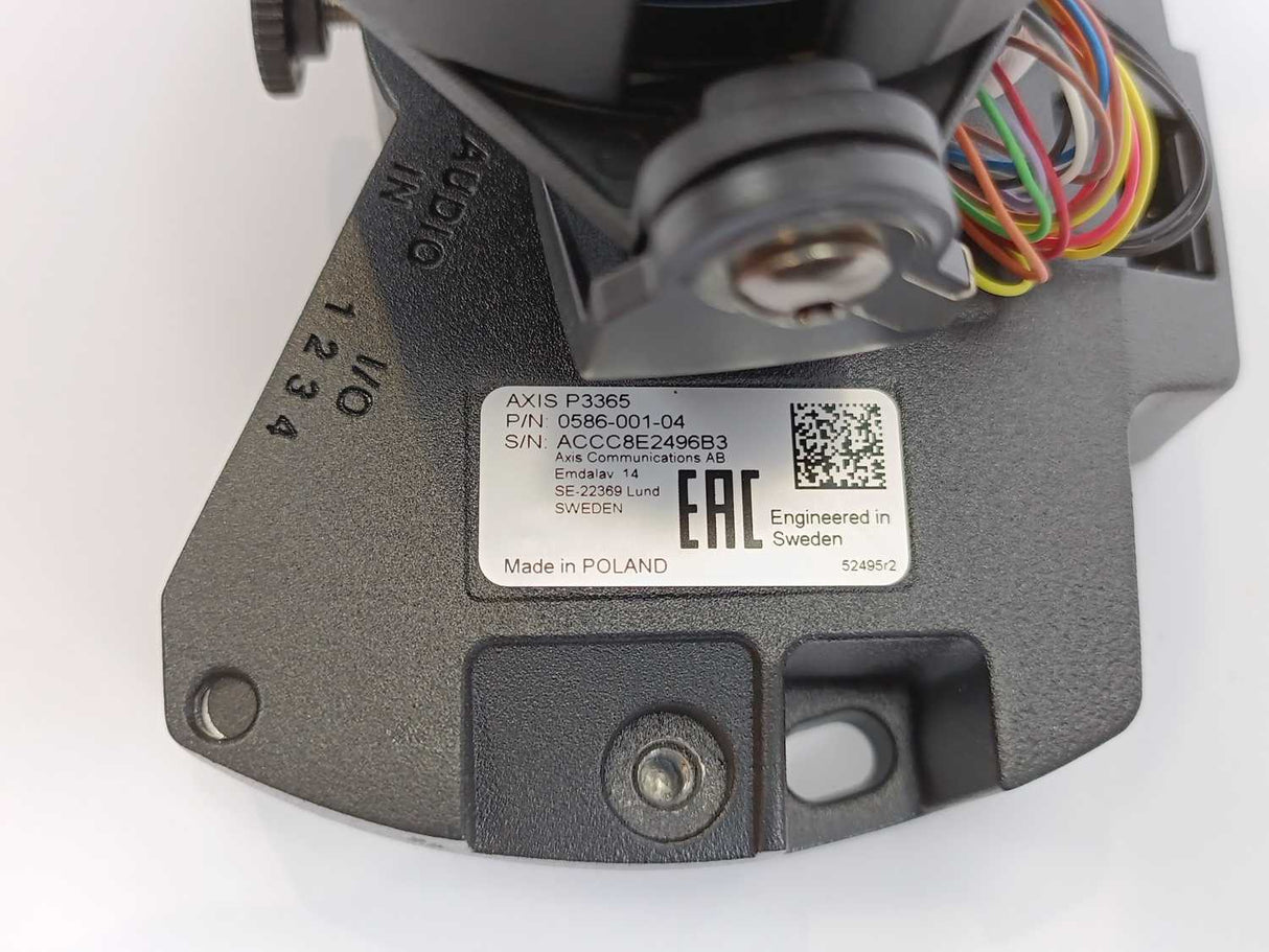 Axis Communications 0586-001 AXIS P3365-V Fixed Dome Network Camera