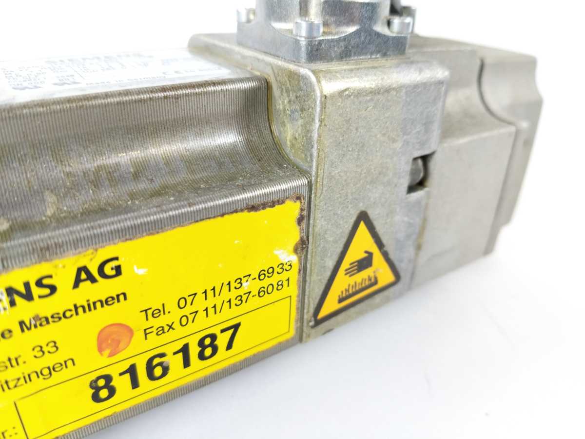 Siemens 1FK7032-5AK71-1AG0 SIMOTICS S-1FK7 Servo Motor 6000 rpm