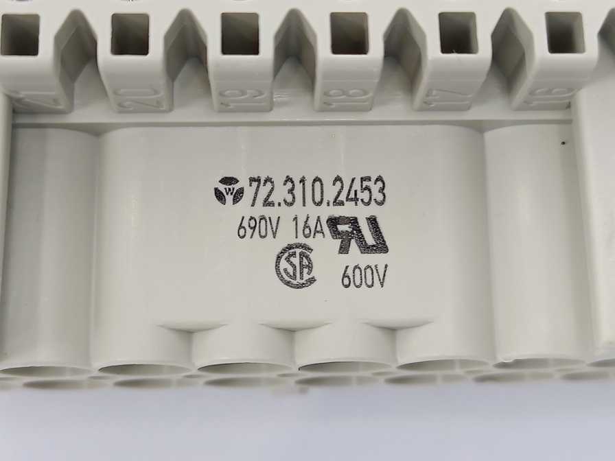 Wieland 72.310.2453.0 BAS STS 24 2,5 69 Male Insert 10 Pcs.
