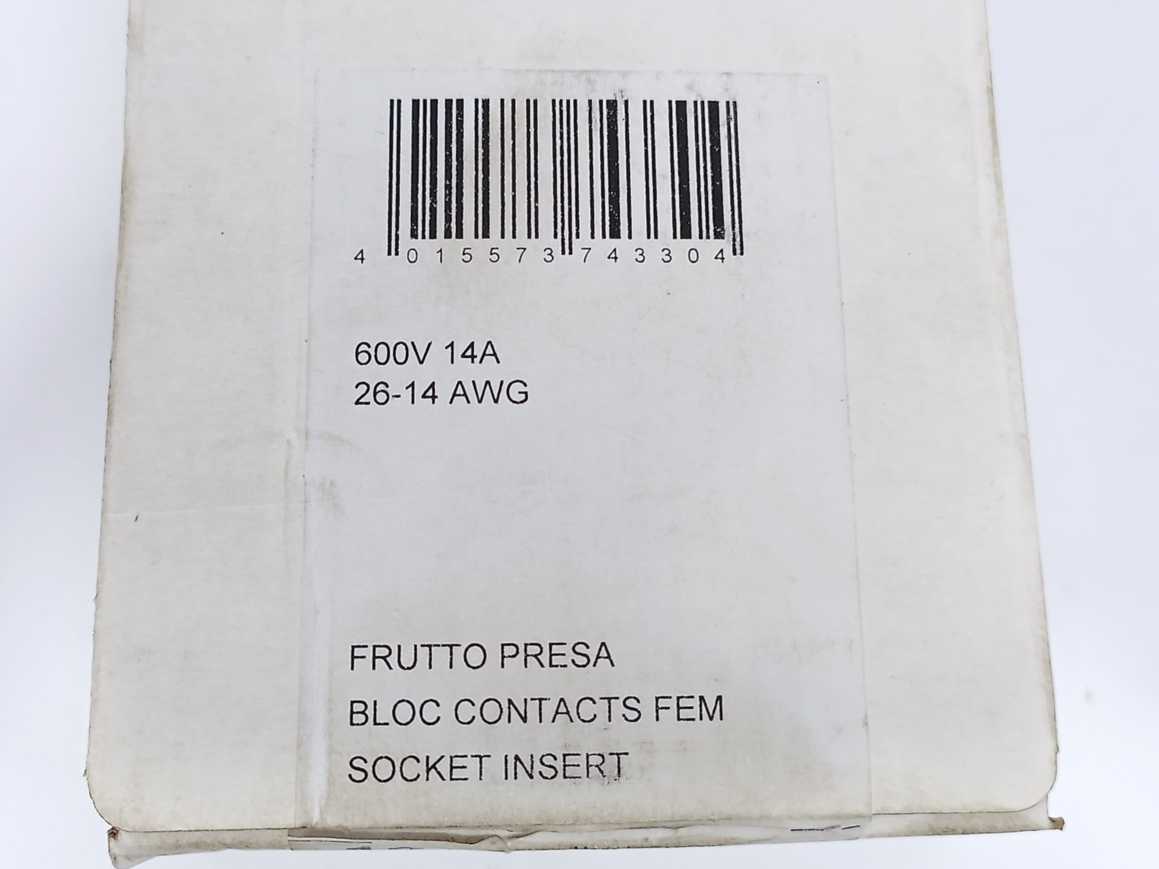 Wieland 78.203.0453.0 FLE BUF 4 2,5 40 AG Modular Inserts 10 Pcs.
